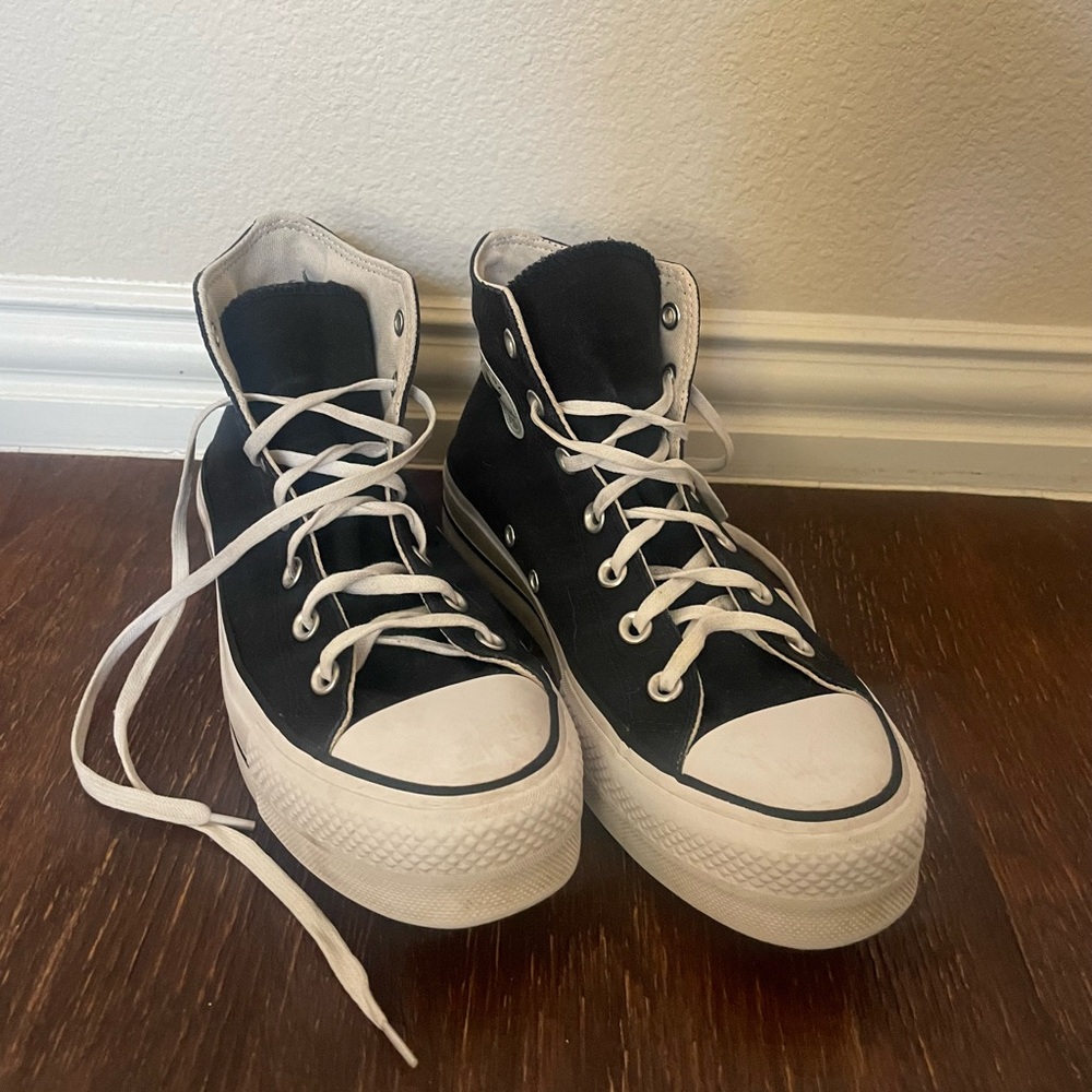 Chuck Taylor Converse All Star Lift Platform Canvas Black